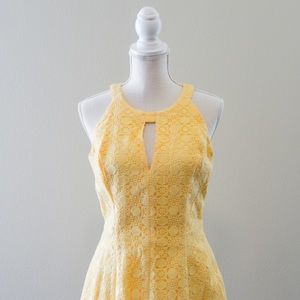 White House Black Market Crochet Lace Dress